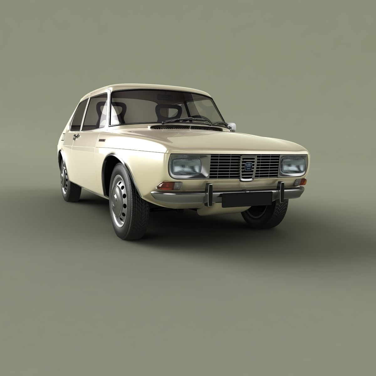 SAAB 99 3D model_9