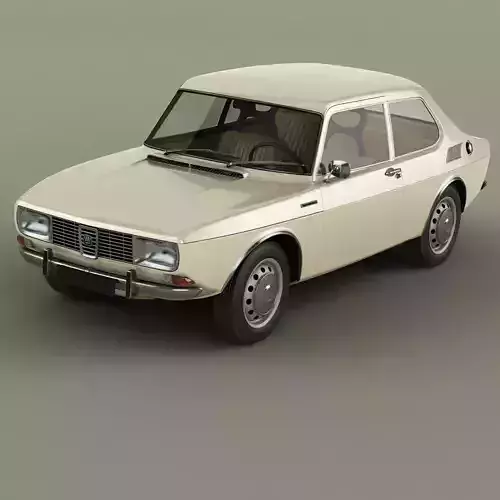 SAAB 99 3D model