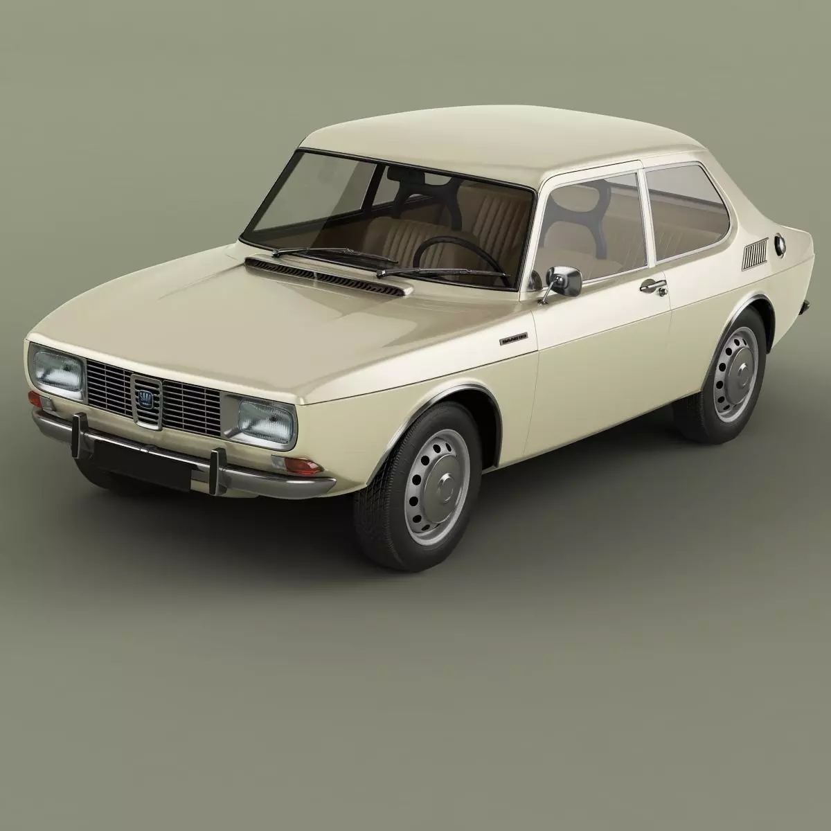 SAAB 99 3D model_0
