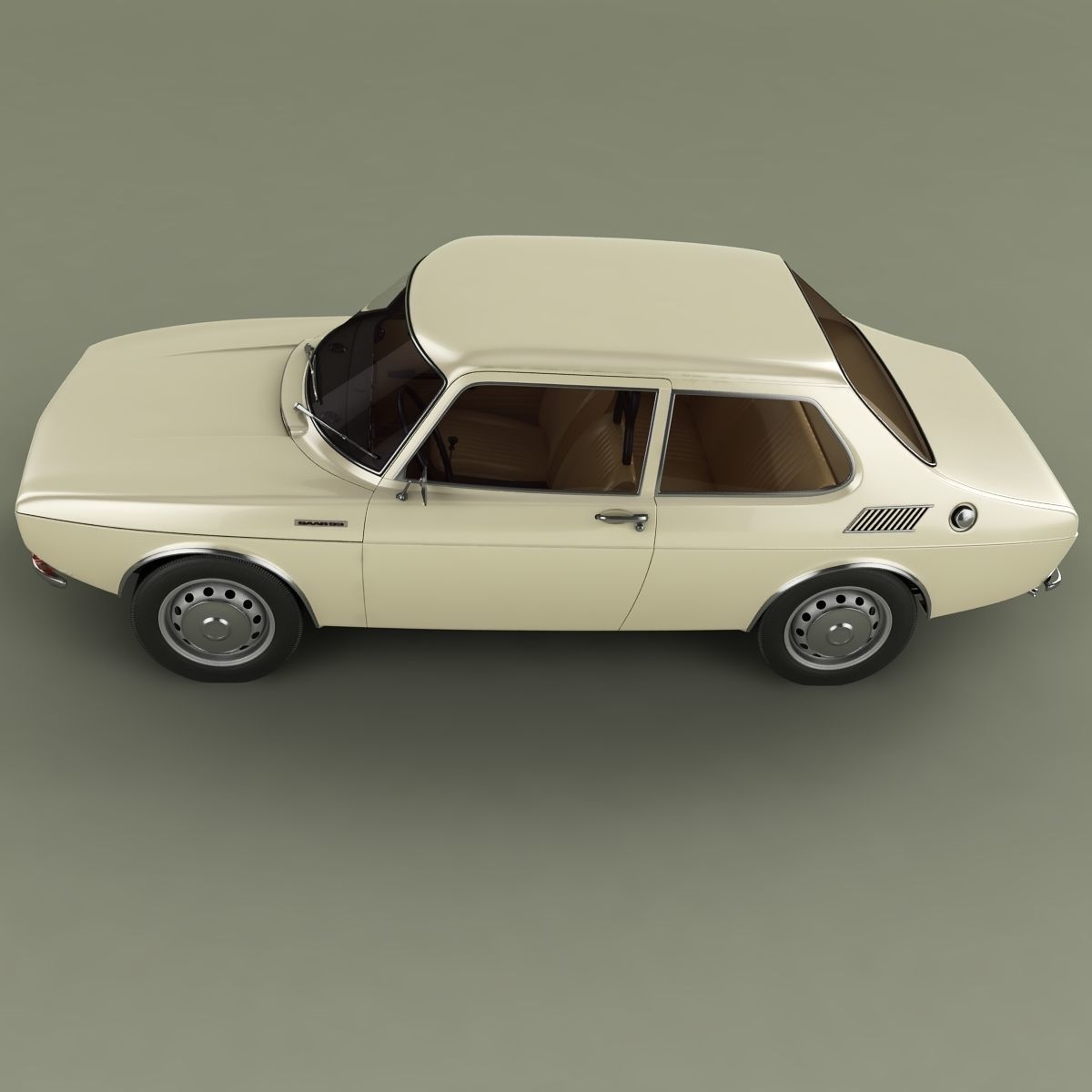 SAAB 99 3D model_6