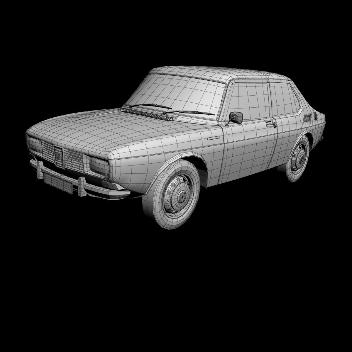 SAAB 99 3D model_13