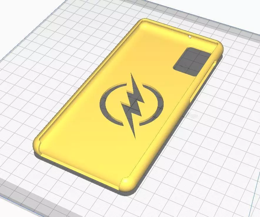 Samsung galaxy m31s mobile cover 3D print model_0
