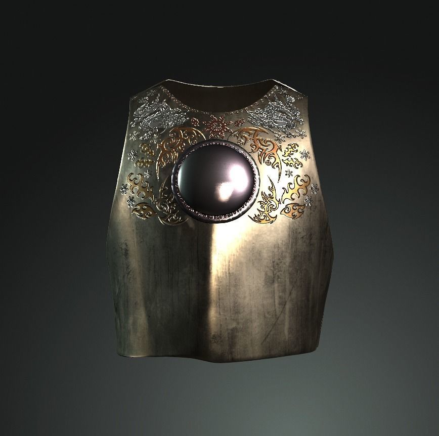 DT2 - Monkey King - Outer Body Armour Low-poly 3D model_2