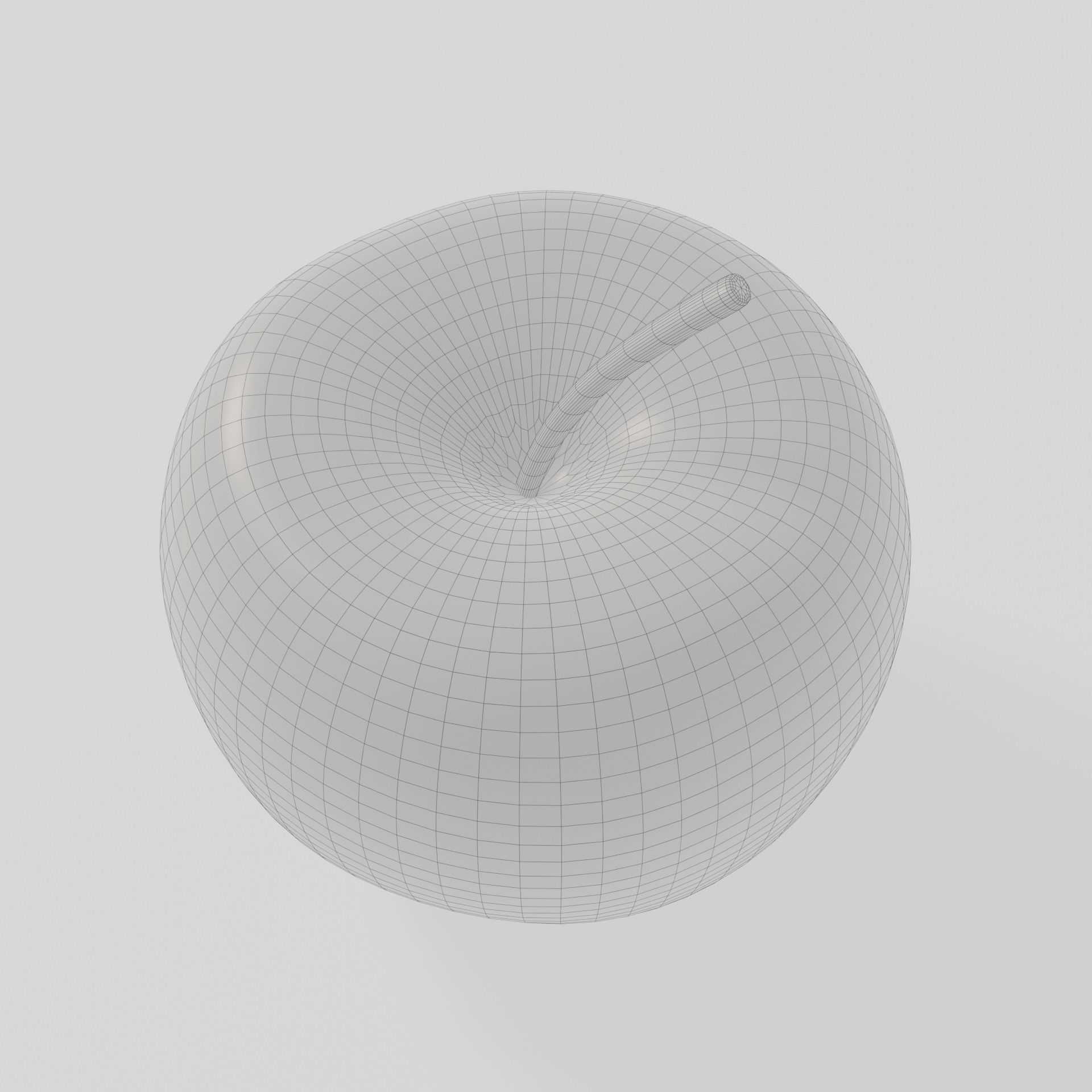 Apple 3D model_7