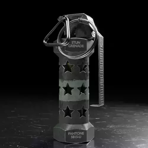 M84 Stun Grenade Flashbang Game Ready Low-poly 3D model