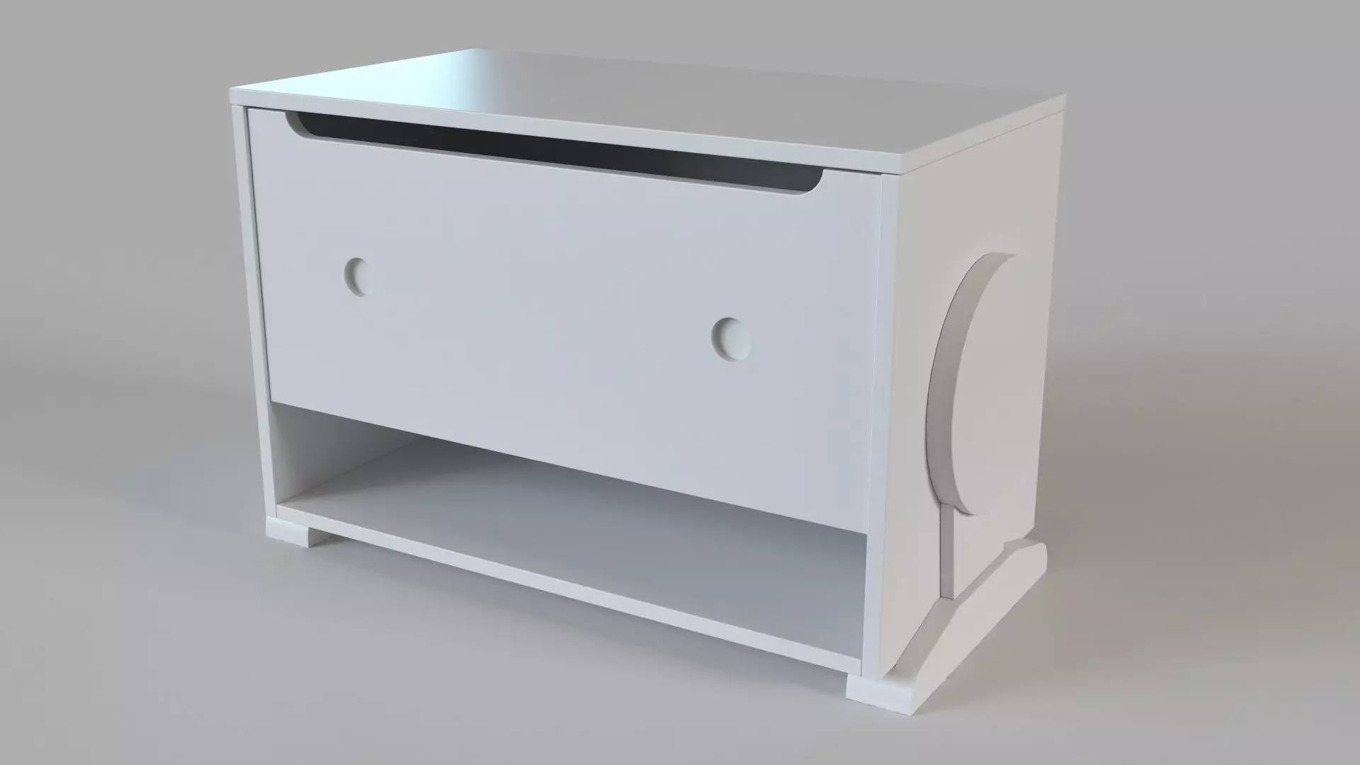 Robot Toy Box 3D model_0