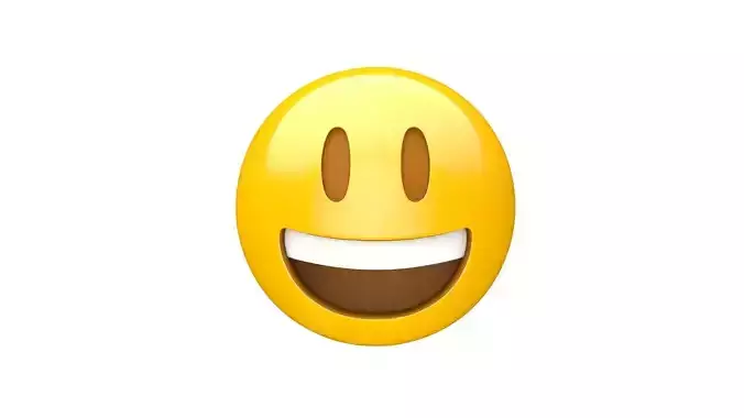  Apple Grinning Face with Big Eyes