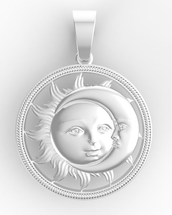 sun and moon 3D print model_6