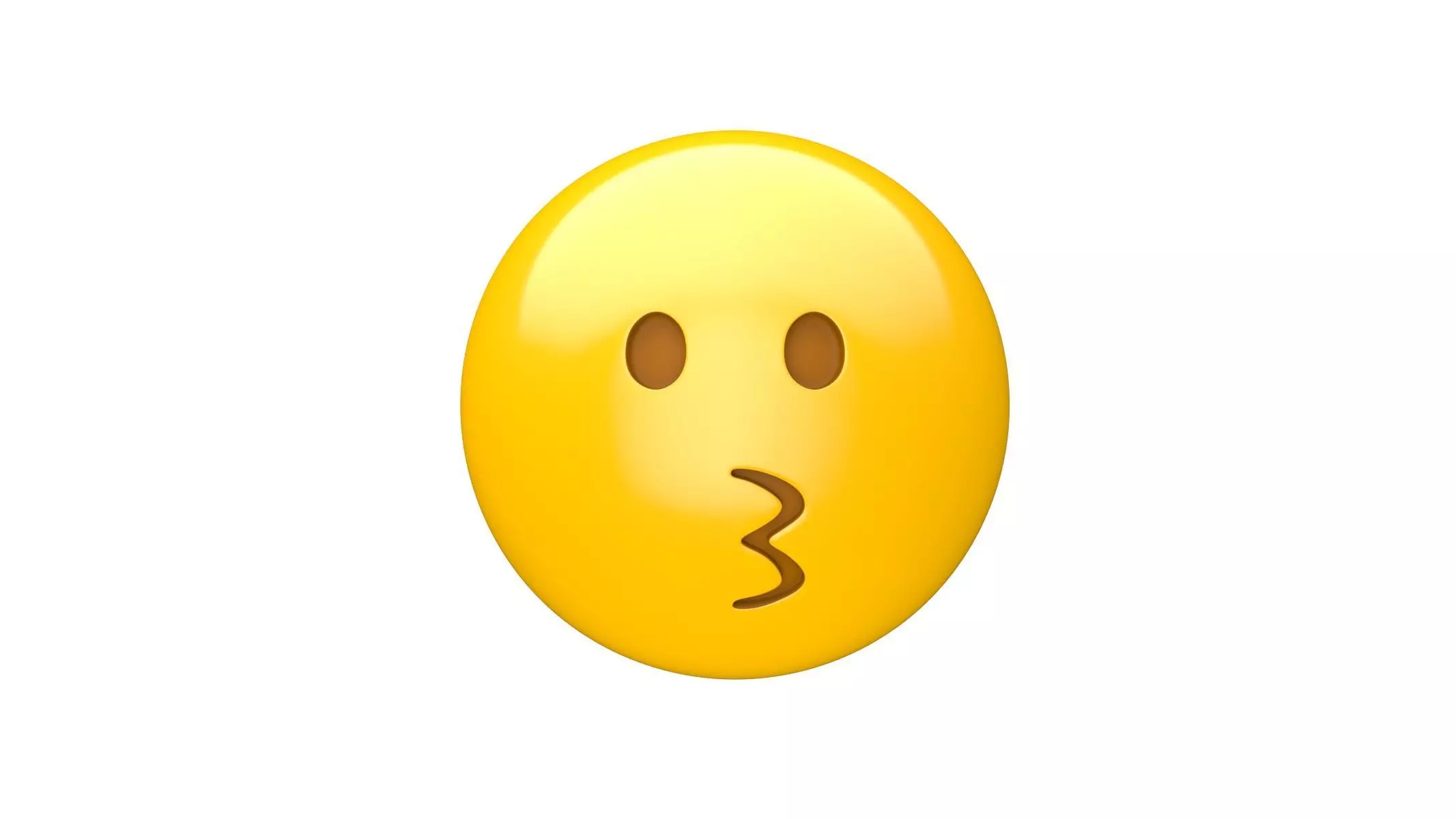 Apple Kissing Face 3D model