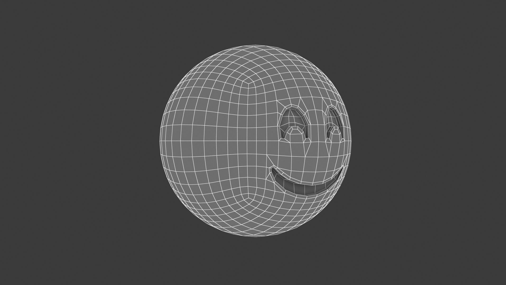 Apple Smiling Face with Smiling Eyes 3D model_6