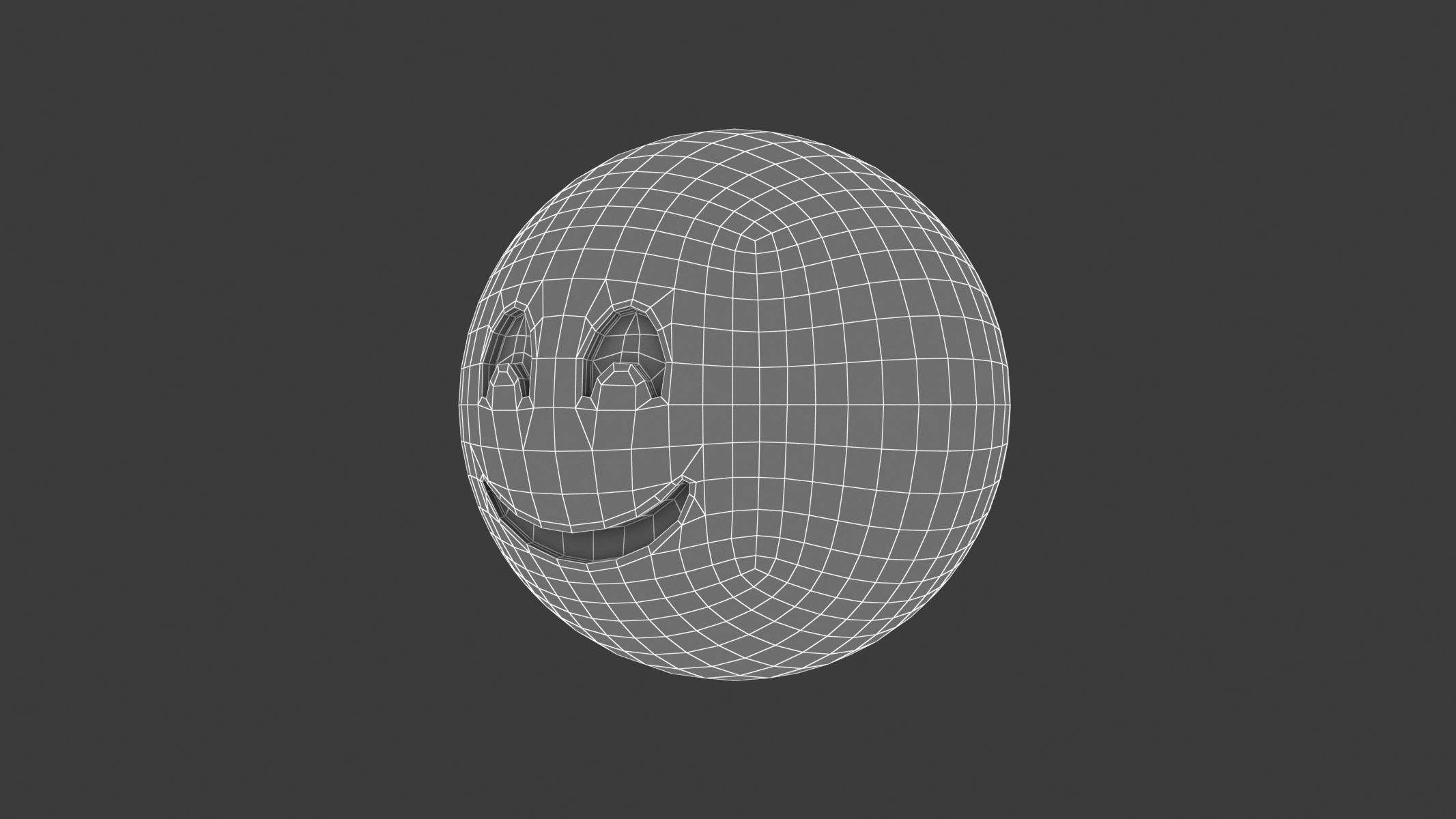 Apple Smiling Face with Smiling Eyes 3D model_7
