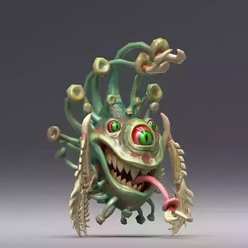 Funny coronavirus monster