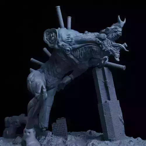 Eva-02 berserk for 3Dprint  3D print model