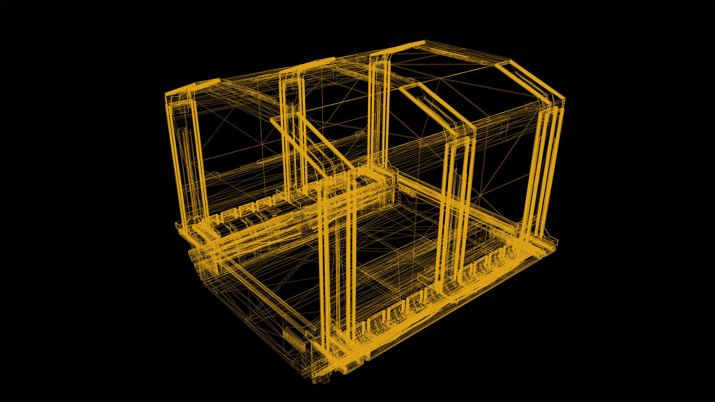 Cyberpunk Modular Bridge Game Ready Low-poly 3D model_23
