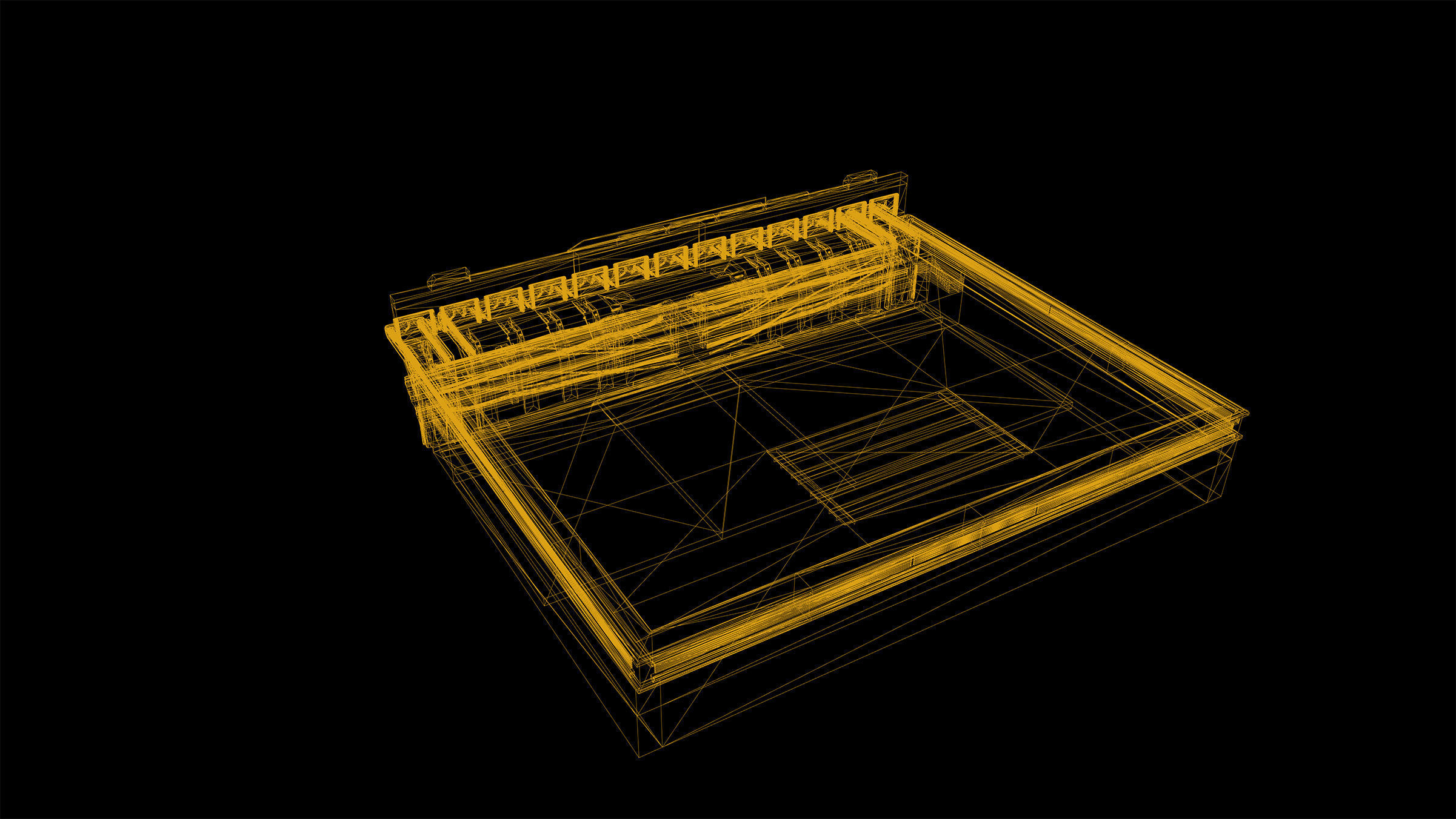 Cyberpunk Modular Bridge Game Ready Low-poly 3D model_31