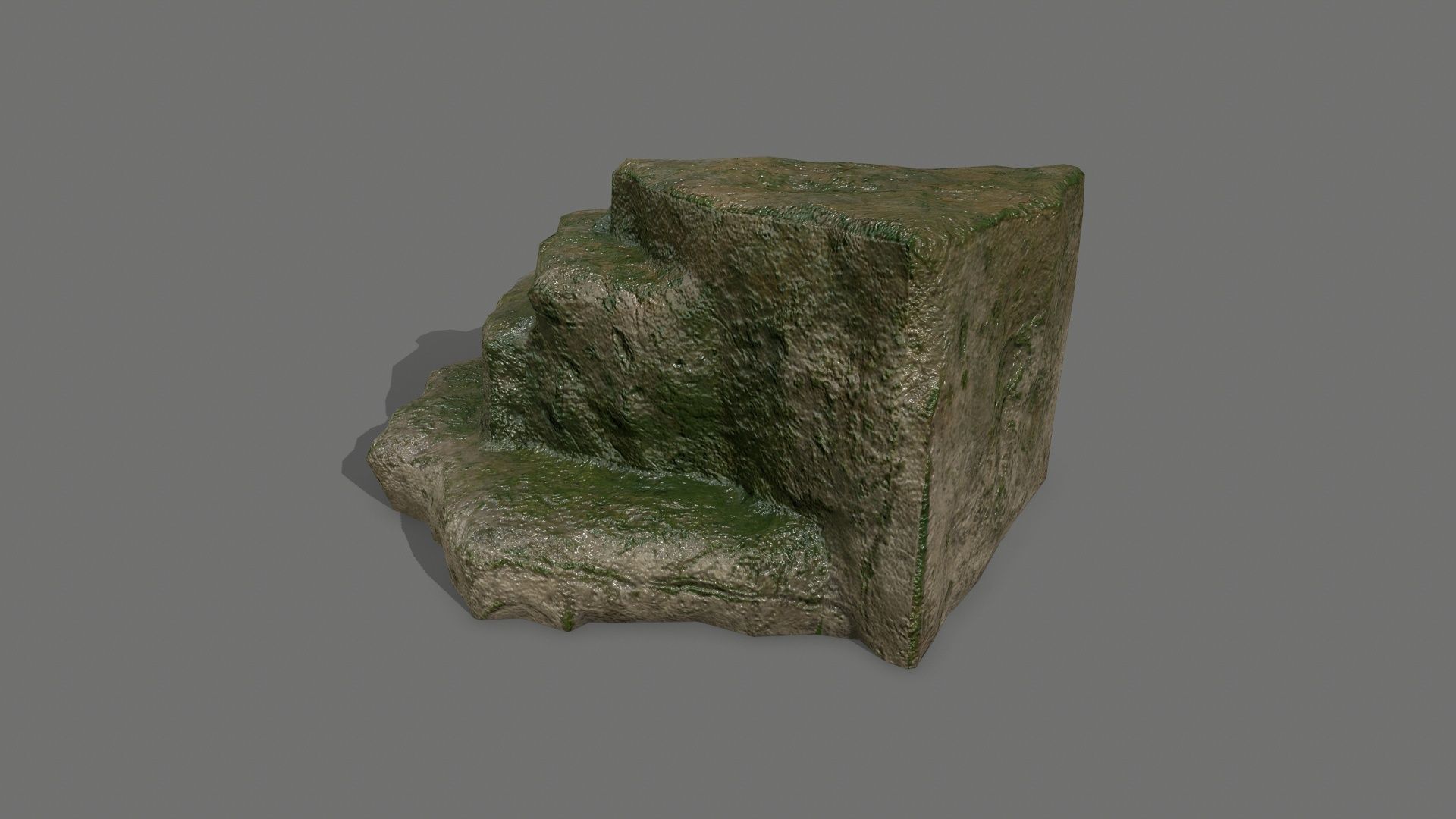 Rock Set Low-poly 3D model_13