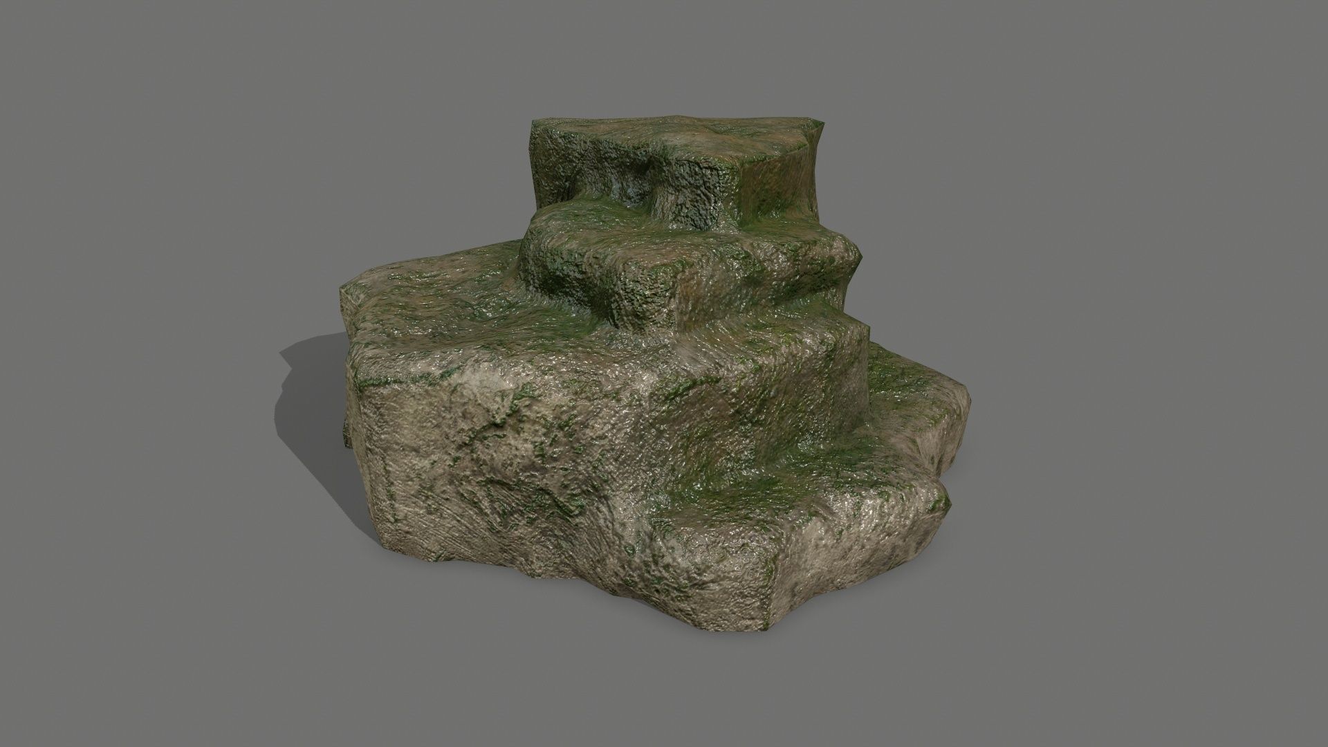 Rock Set Low-poly 3D model_11