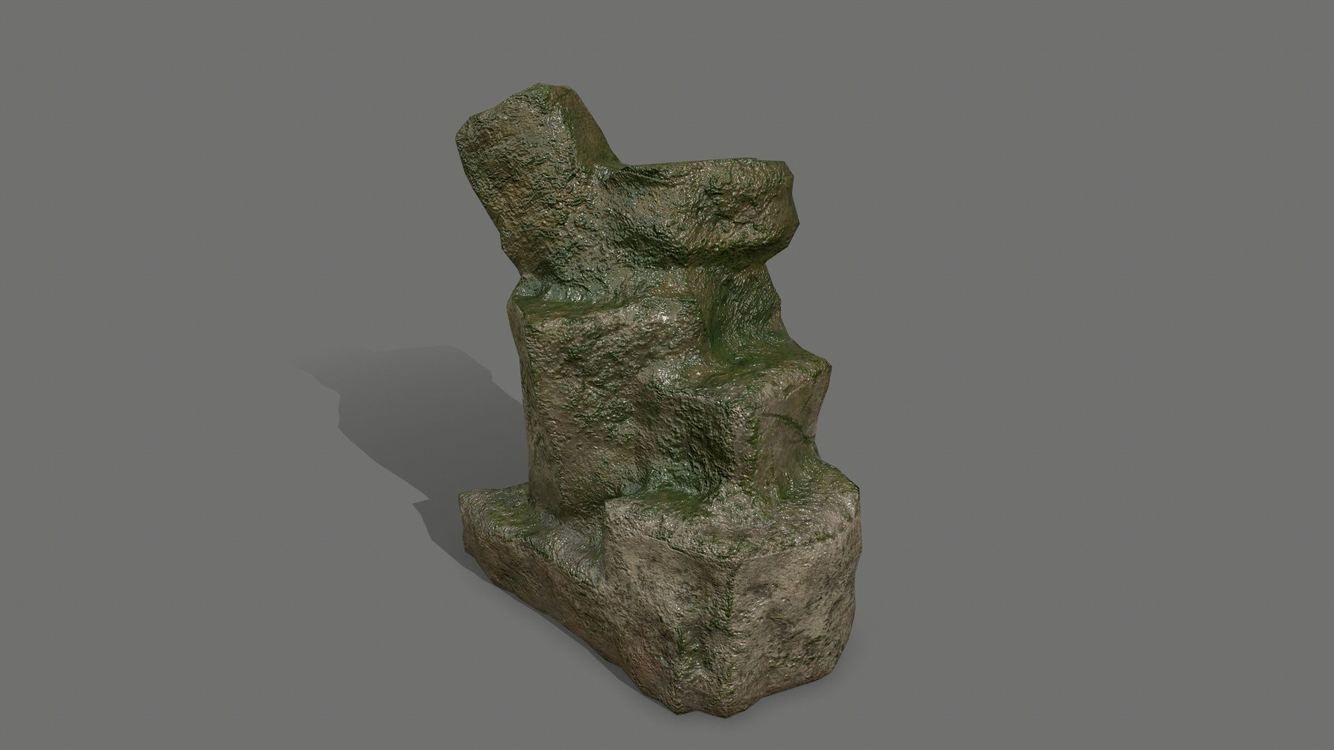 Rock Set Low-poly 3D model_14