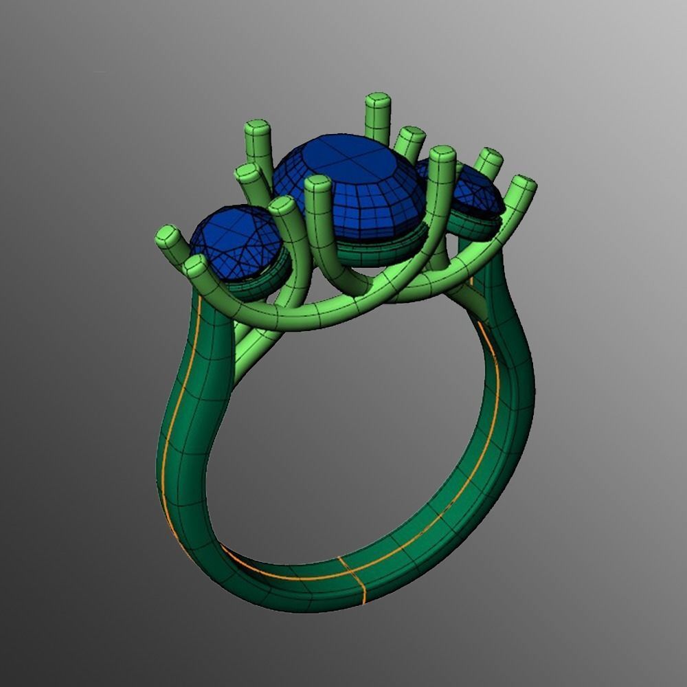 Ring pl34 3D print model_2