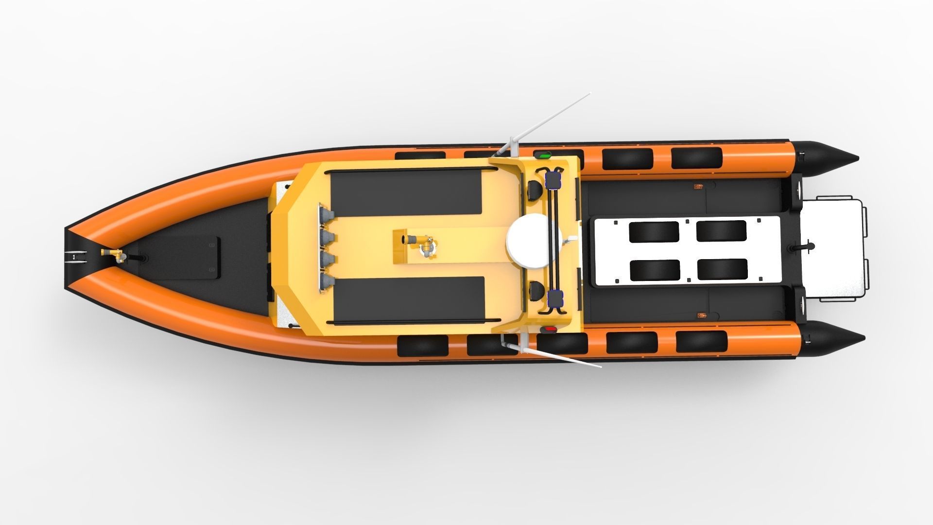 Patrol boat 3D model_5