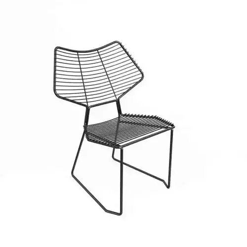 Modern Metallic Chair Casamania 3D model