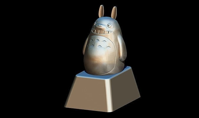 Custom Totoro keycap for Cherry mx switches 3D print model