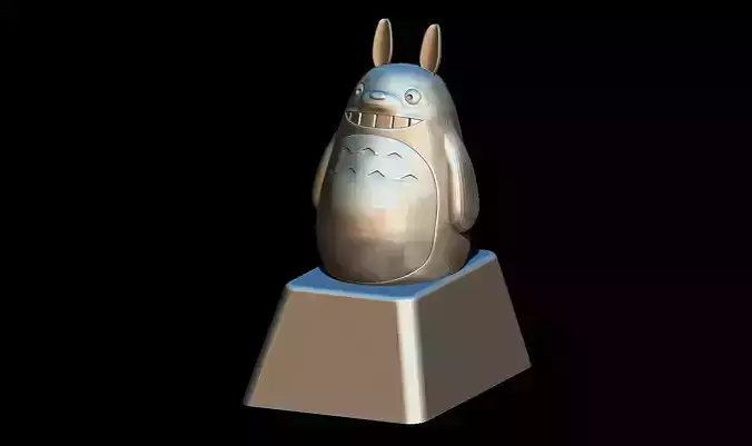 Custom Totoro keycap for Cherry mx switches 3D print model