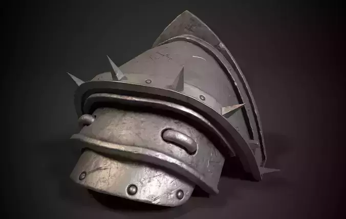 Armor with spikes