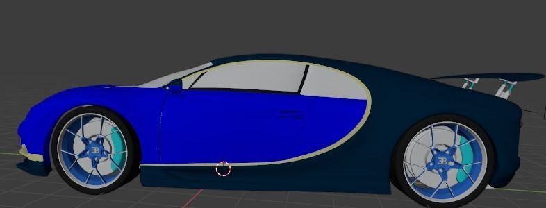 Bugatti Chiron 2017 3D model_3