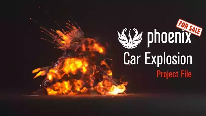 Phoenix FD Car Explosion ProjectFile  PFD Settings 