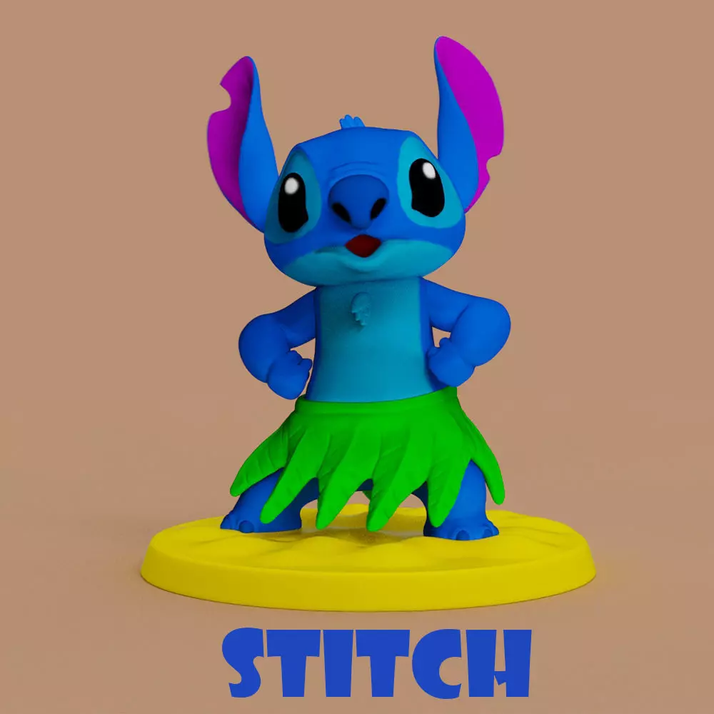 Stitch toy 3D print model