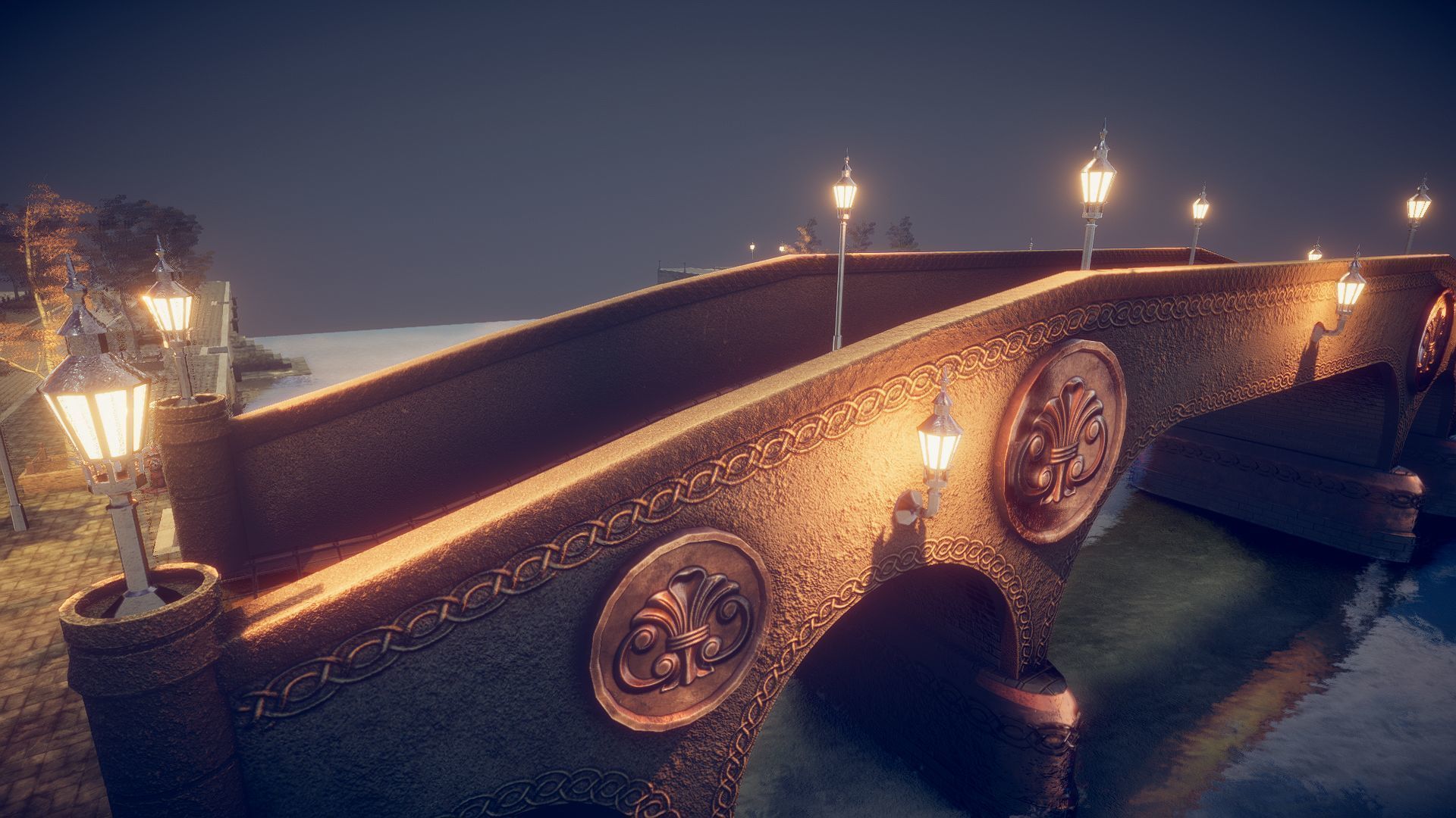 Bridge 7 of st michael Low-poly 3D model_8