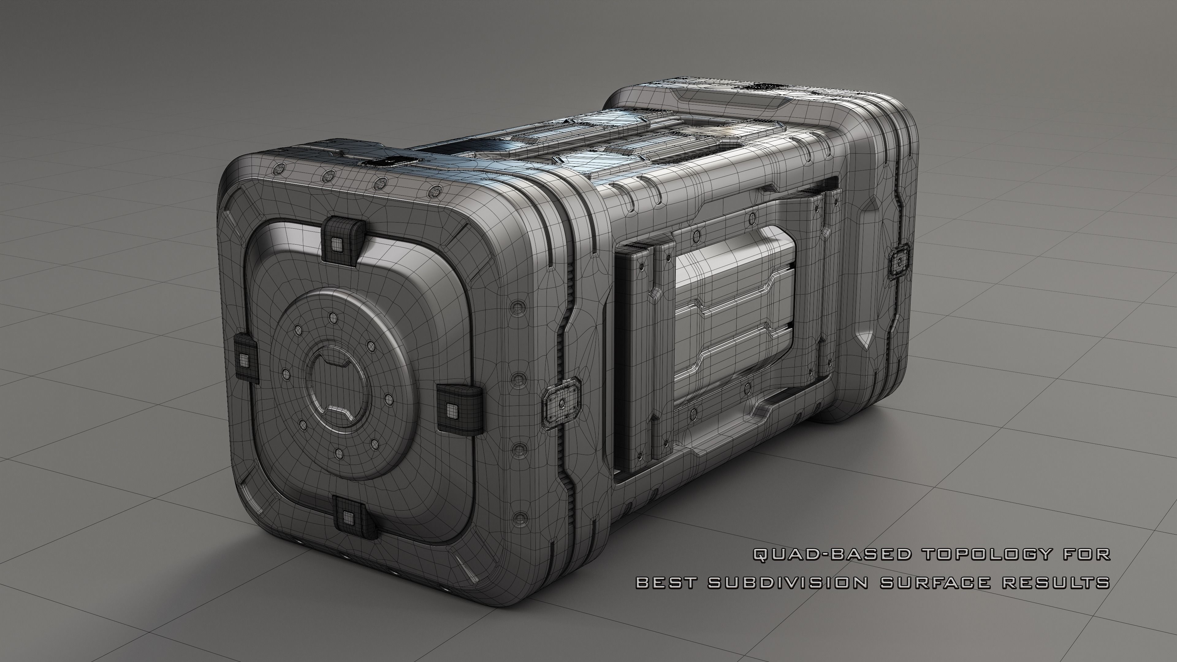 Sci-Fi Industrial Object 03 3D model_3