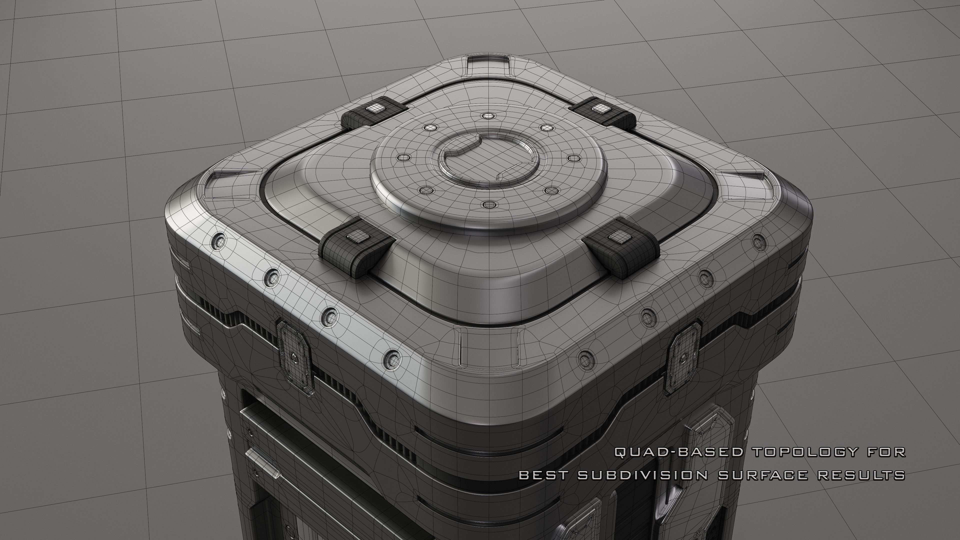 Sci-Fi Industrial Object 03 3D model_7