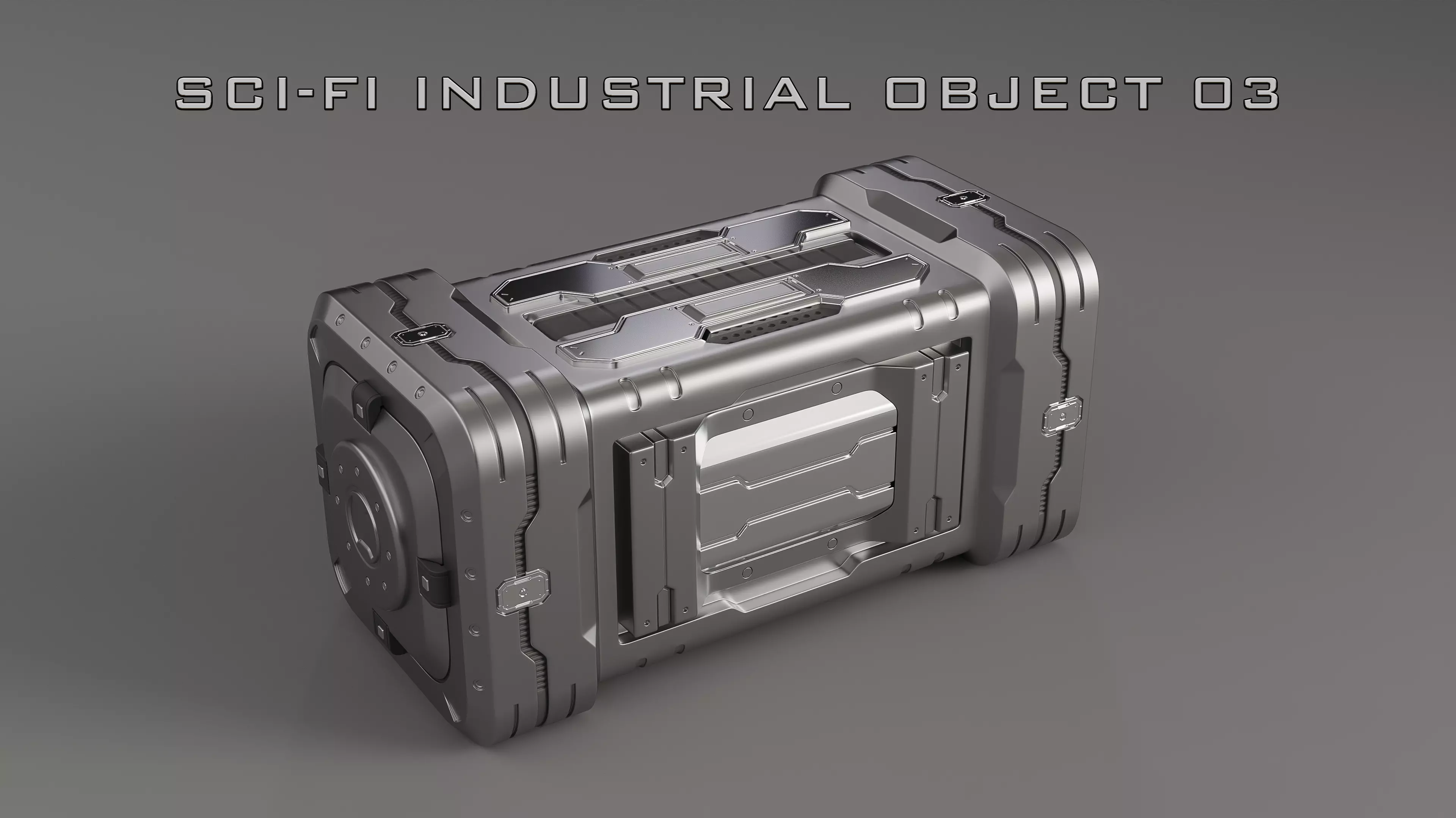 Sci-Fi Industrial Object 03 3D model_0