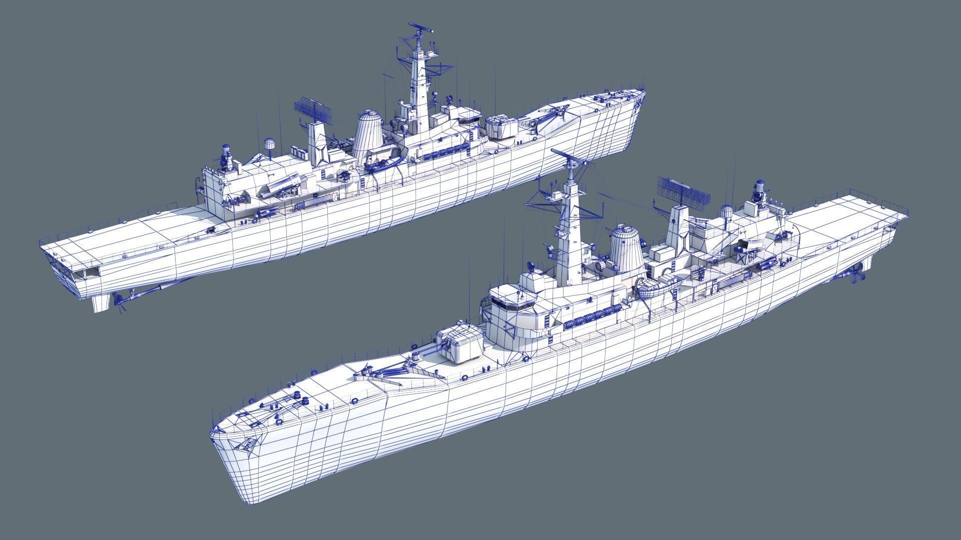 Condell class frigate 3D model_16