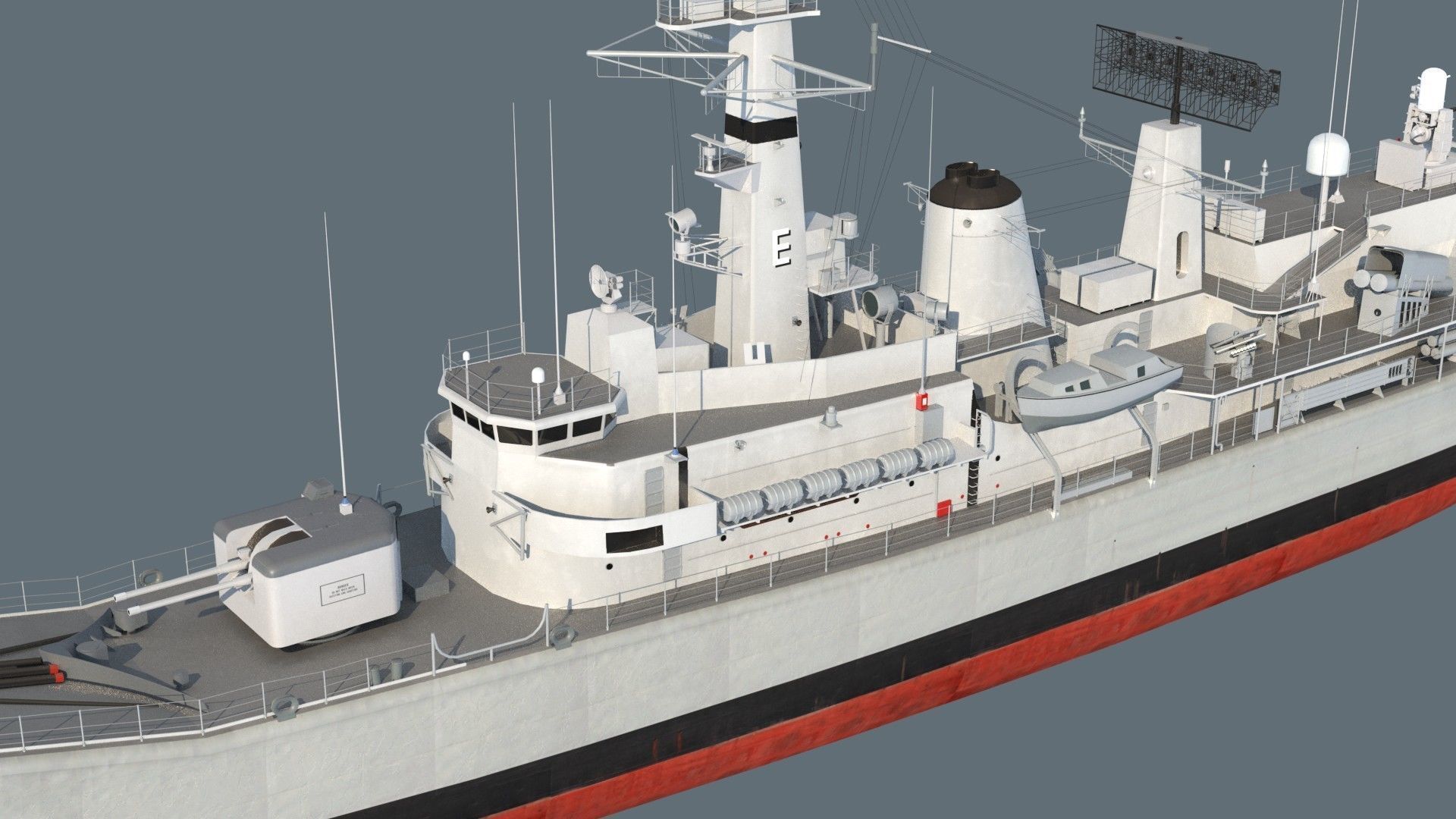 Condell class frigate 3D model_9