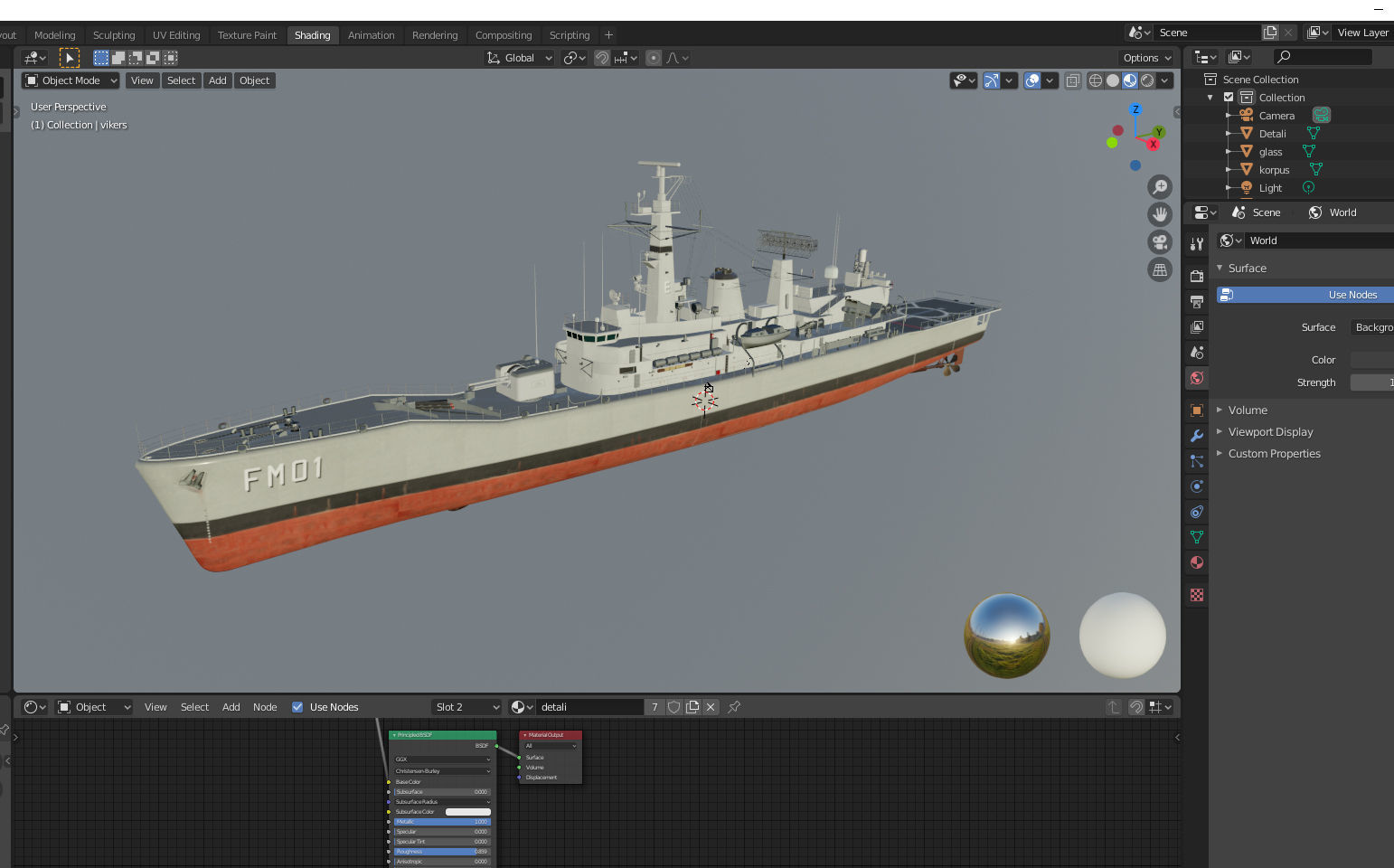 Condell class frigate 3D model_17