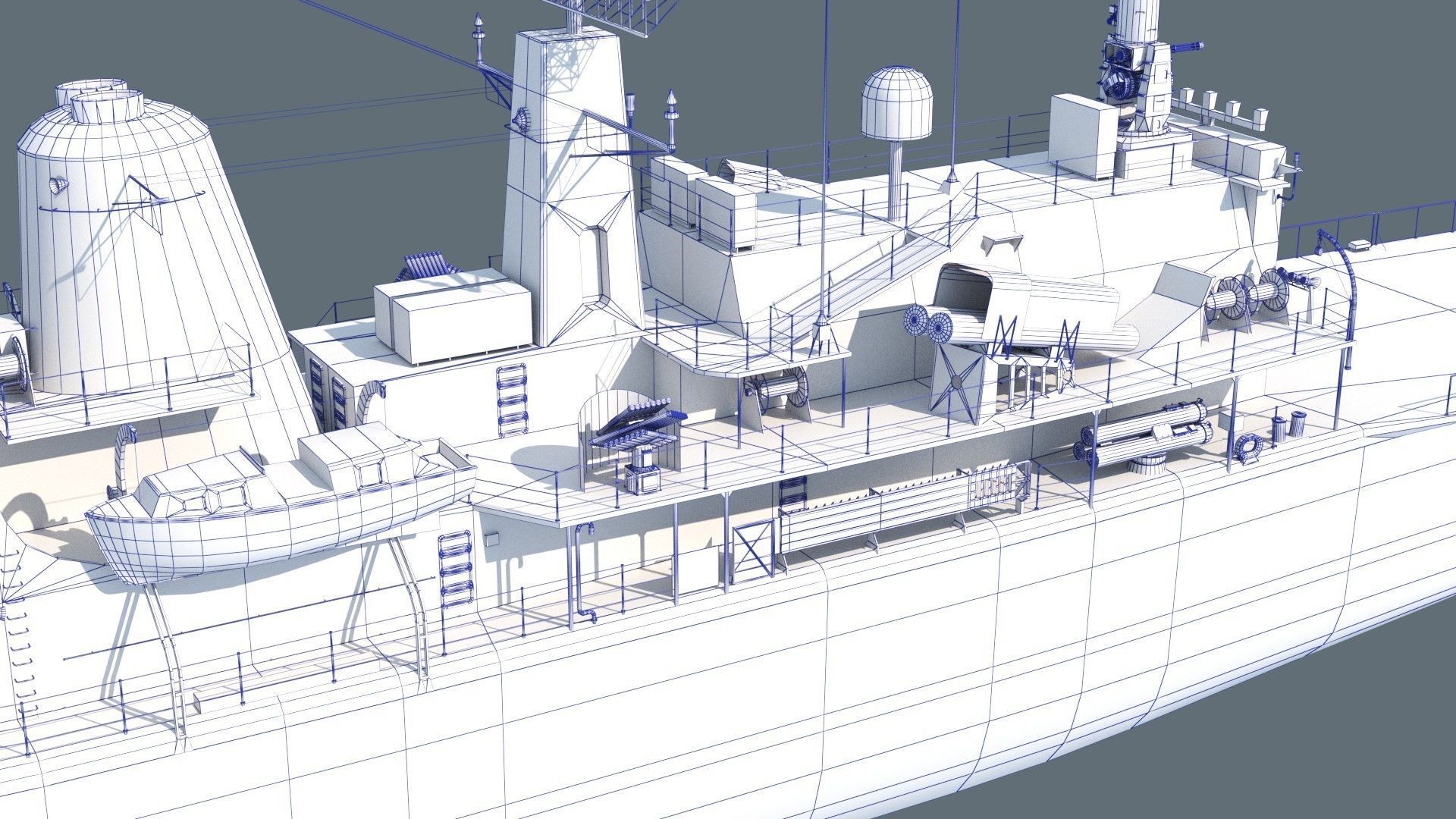 Condell class frigate 3D model_13