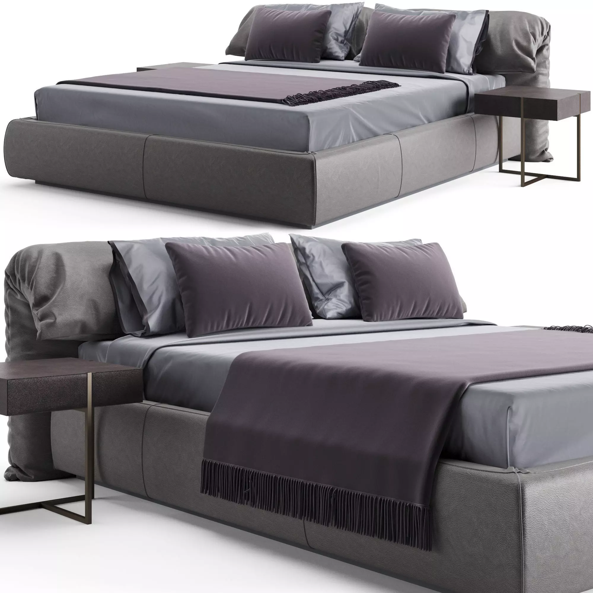 Baxter Casablanca Bed 3D model
