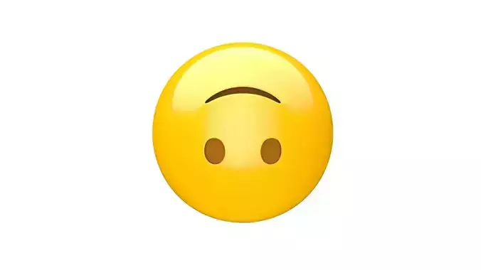 Apple Upside-Down Face