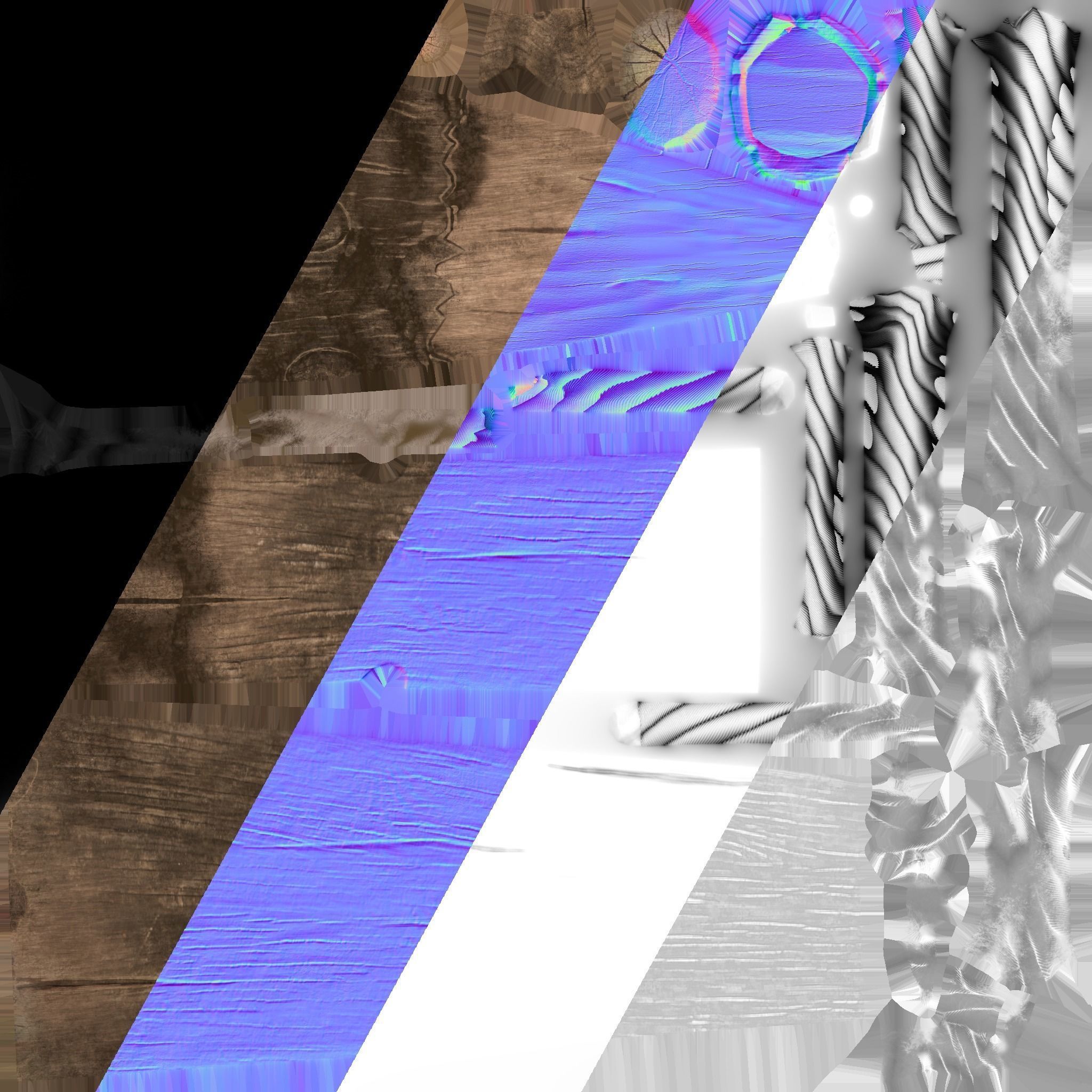 Pickaxe pack Low-poly 3D model_9