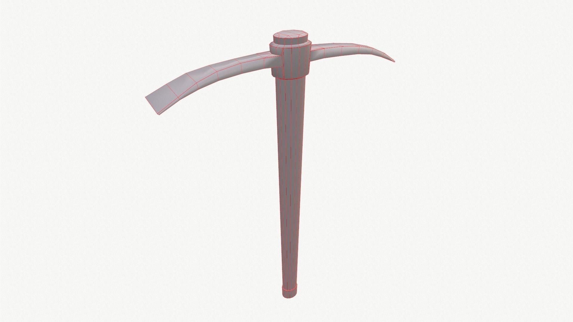 Pickaxe pack Low-poly 3D model_13