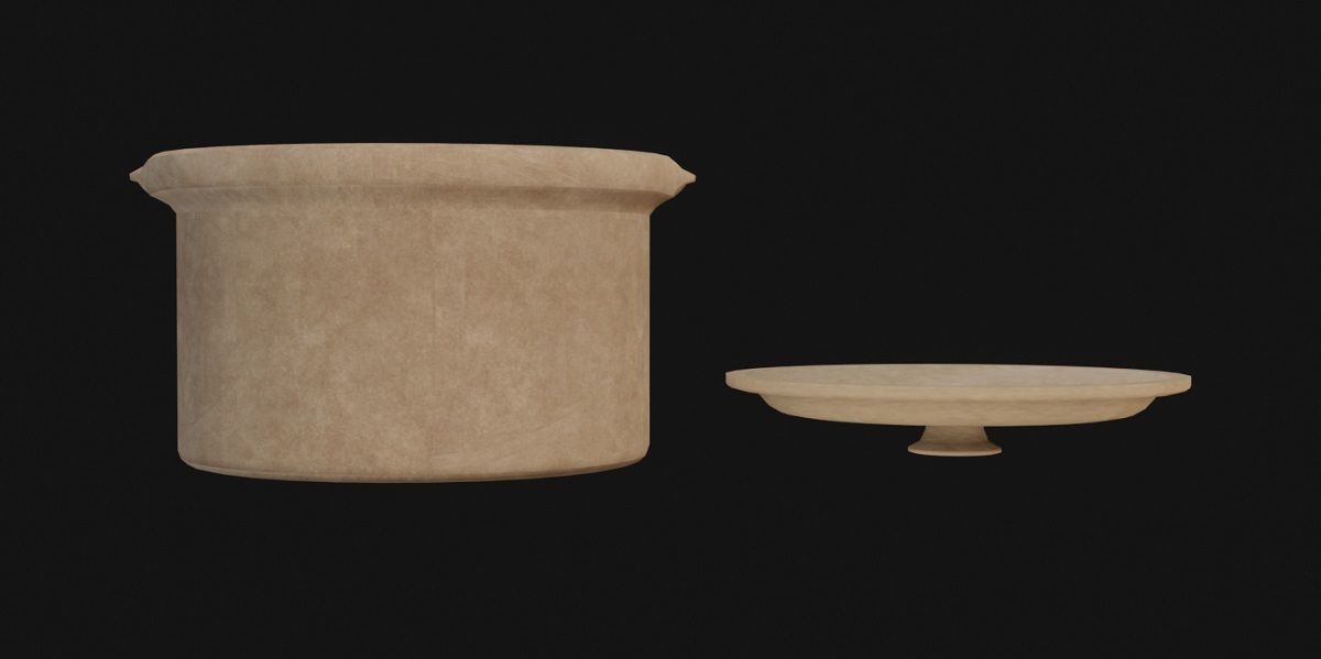 Terracotta Cooking Pot 3D Model Low-poly 3D model_13