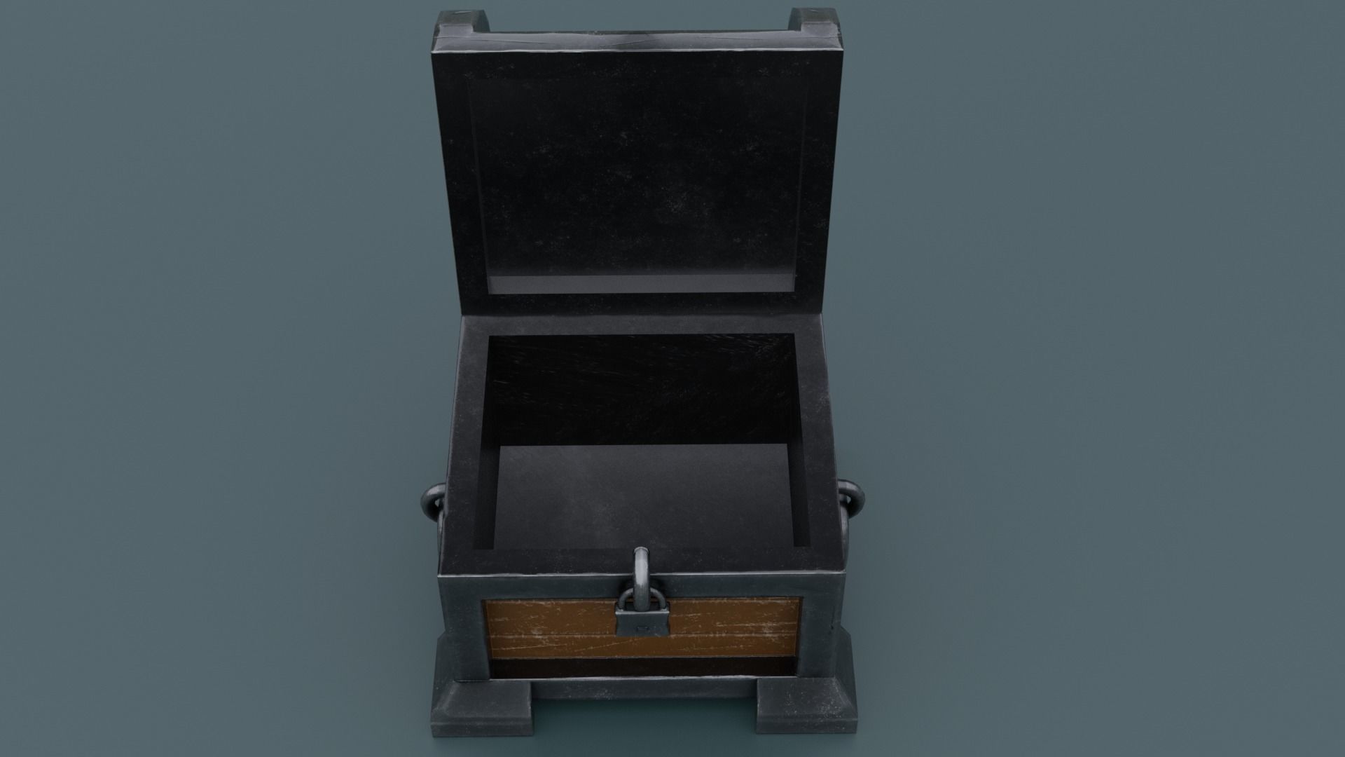 Treasure Chest Low-poly 3D model_22
