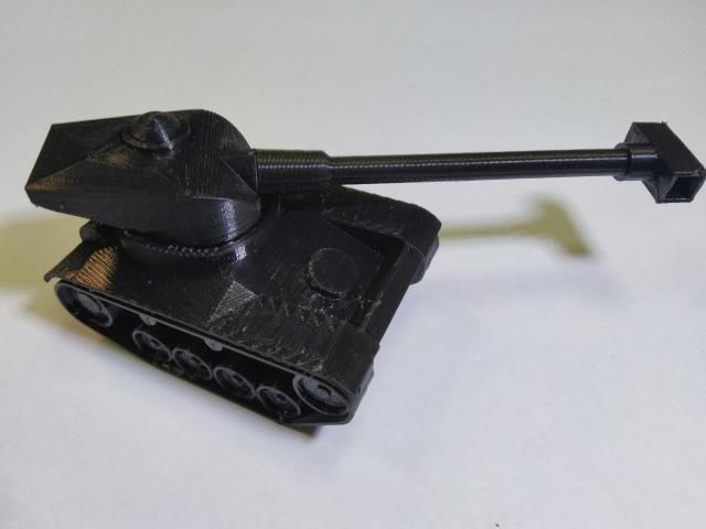 tank little model 3D print model_4