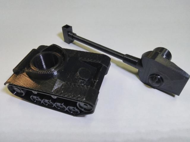 tank little model 3D print model_8