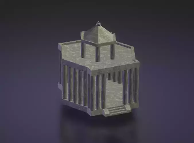 Saint Seiya LibraTemple - Templo Libra 3D print model