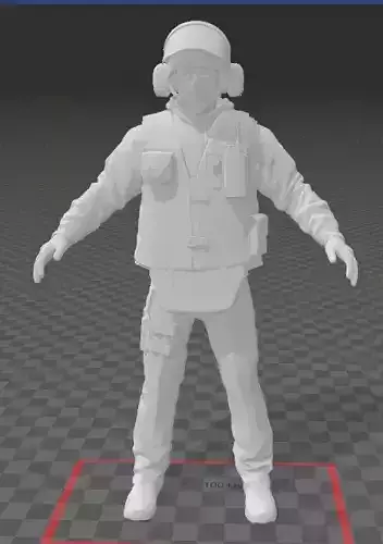 Policeman model like cs