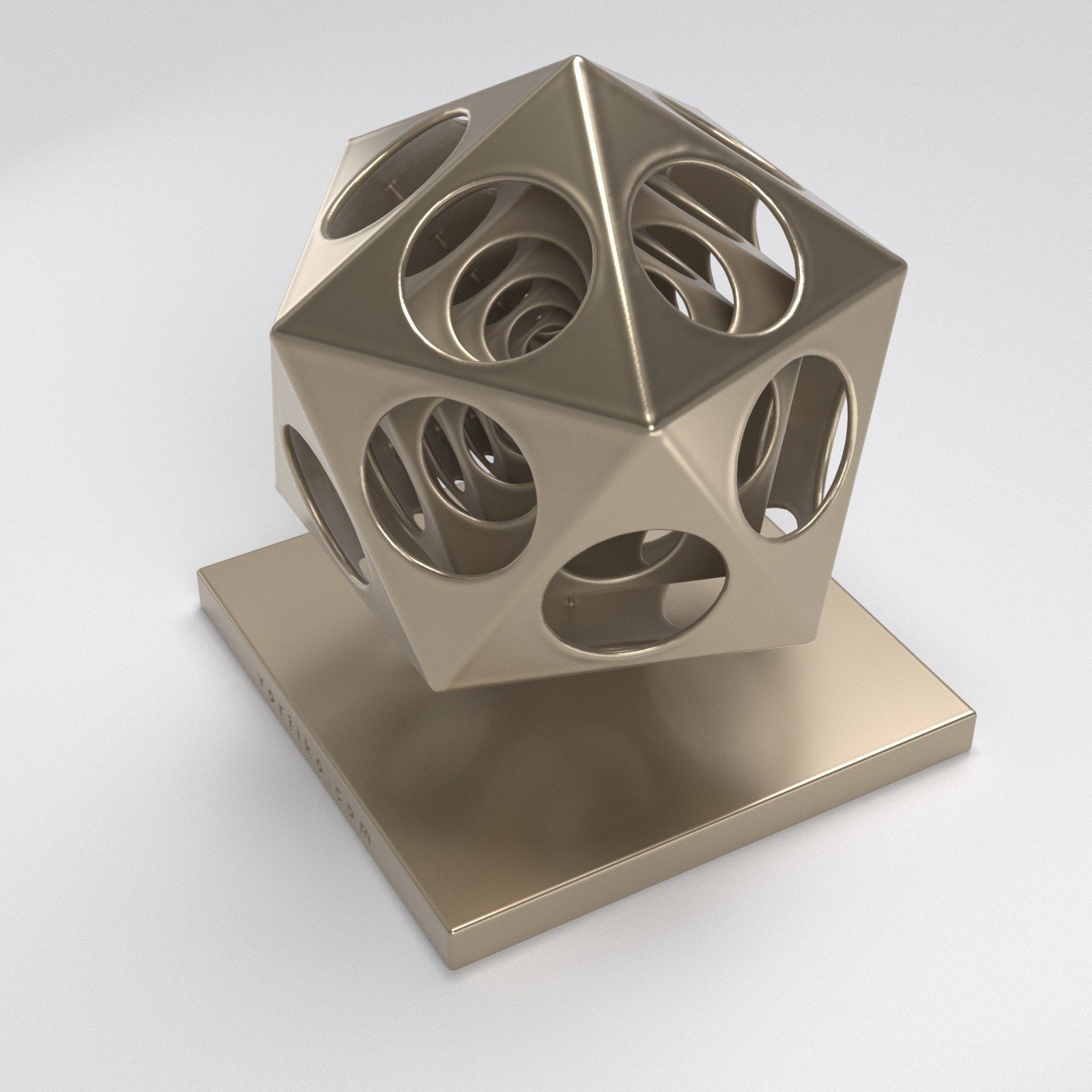 Icosahedra Echo 3D print model_6